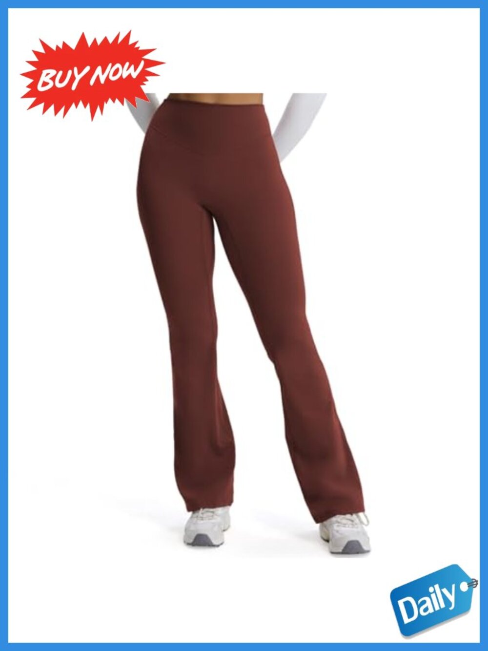 Flare Leggings V-Waist Scrunch Butt Lifting Yoga Pants Stretch